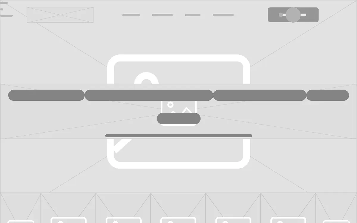 Saba Fashion website wireframe before design