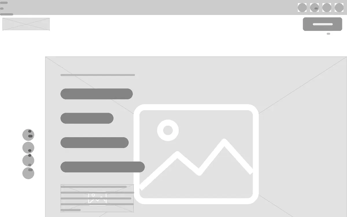 Ishara Academy website wireframe before design